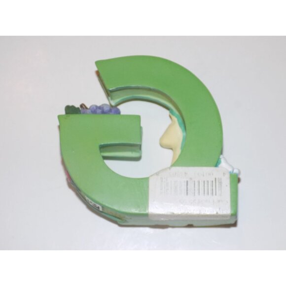 Vintage Mary Engelbreit Alphabet Letter Initial G Giraffe Grapes Gift 1999 - Picture 2 of 6